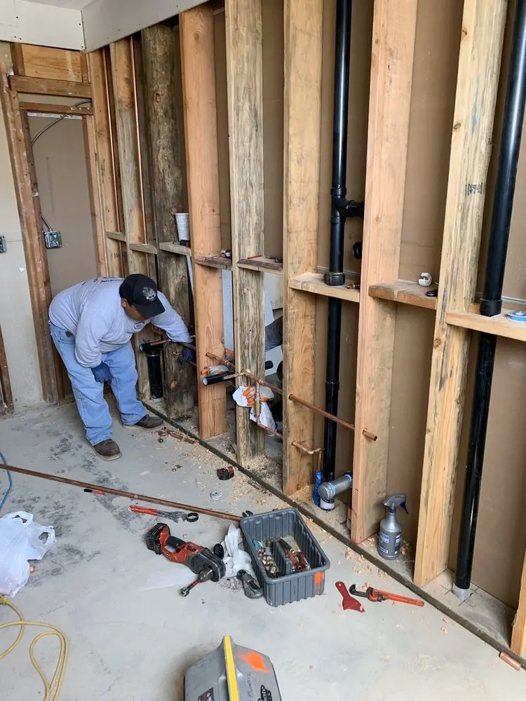 Commercial rough-in plumbing for Water Heater Replacement in Dodge City